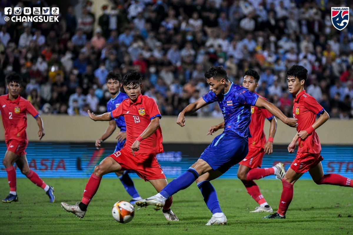 Video U23 Lào 0-1 U23 Thái Lan: Người Thái "né" U23 Việt Nam